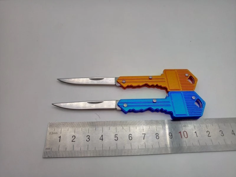 WTT мини карманный складной нож для ключей с лезвием из нержавеющей стали