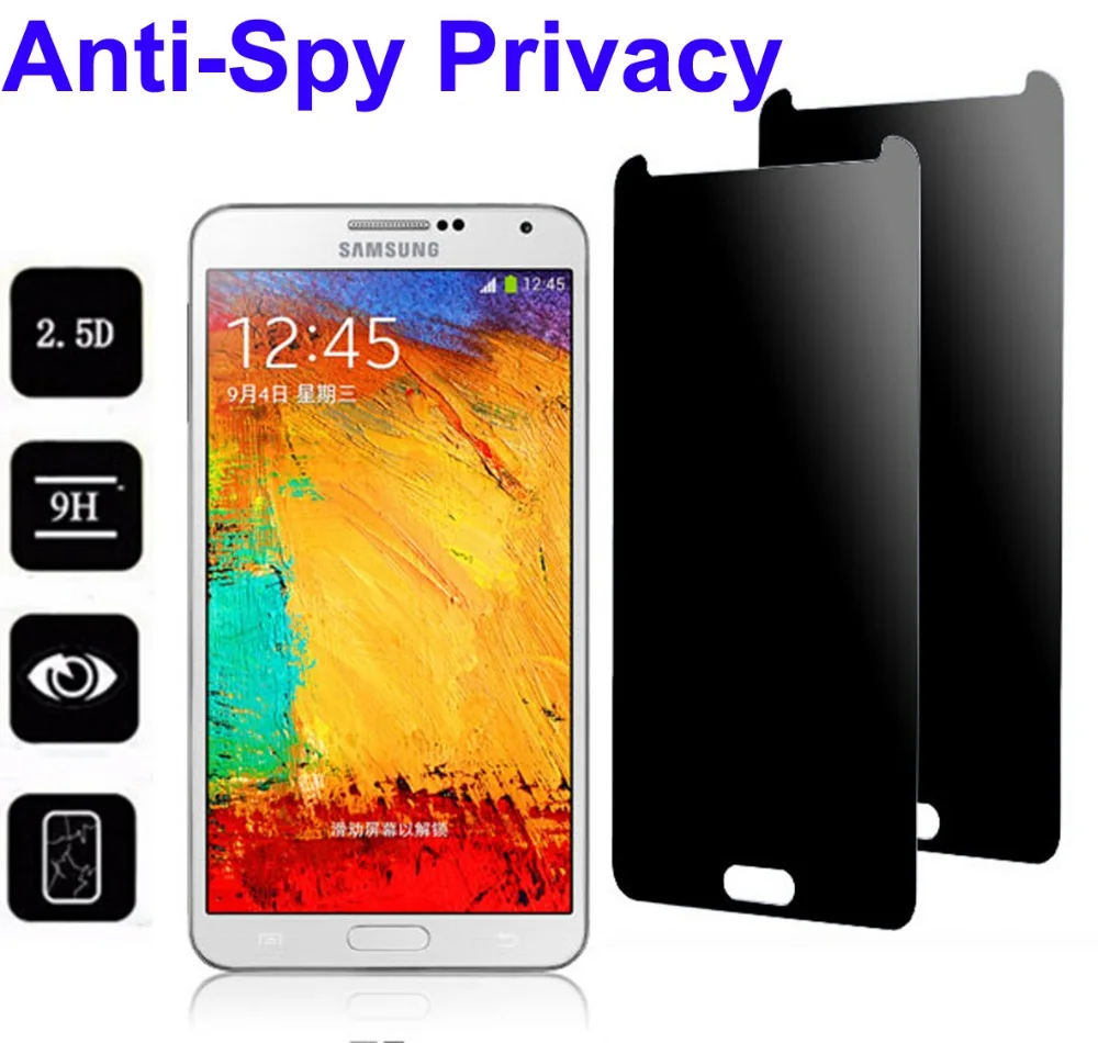 100 шт./лот антишпионская защита конфиденциальности из настоящего закаленного