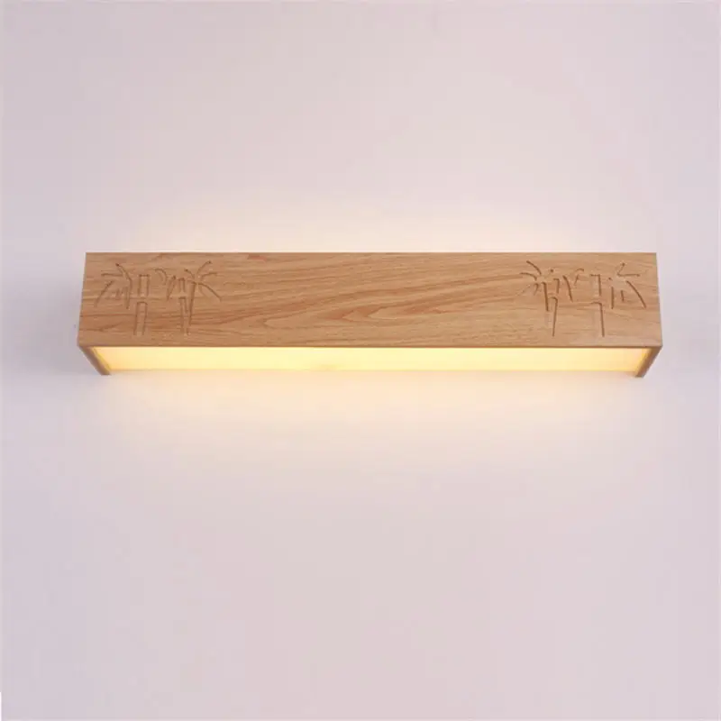 Vioslite Светодиодные Бра зеркало современный минималистский Творческий Дерево