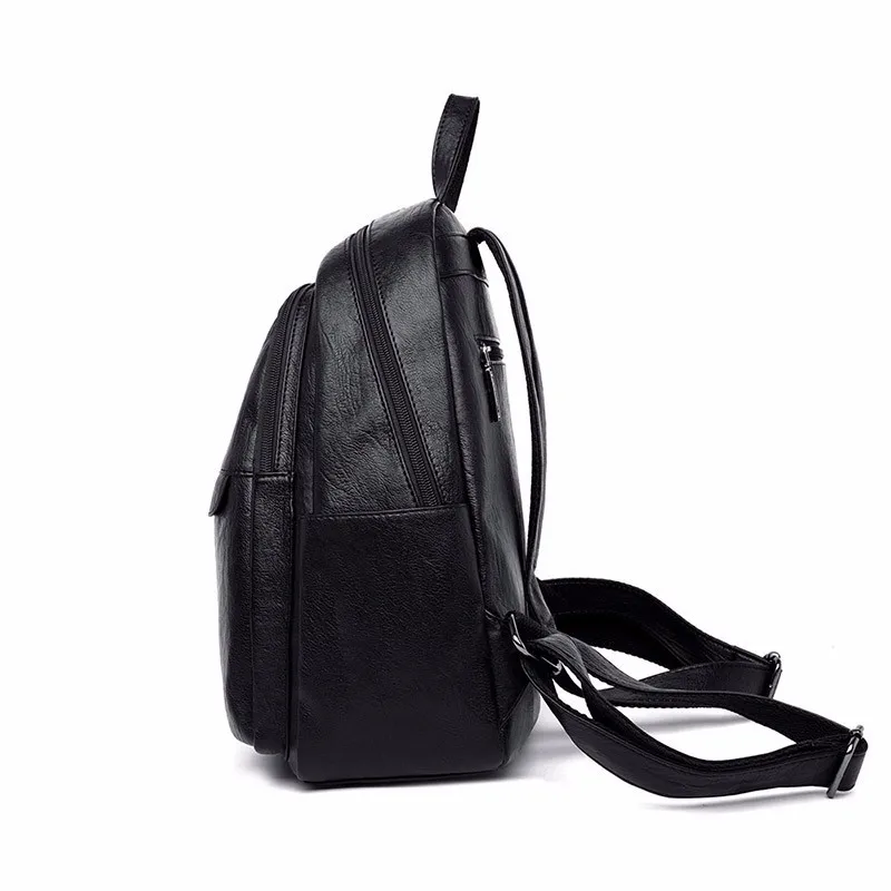Женские кожаные рюкзаки, высокое качество, Sac A Dos Femme, женский рюкзак, Роскошный дизайнерский рюкзак, брендовый Повседневный Рюкзак