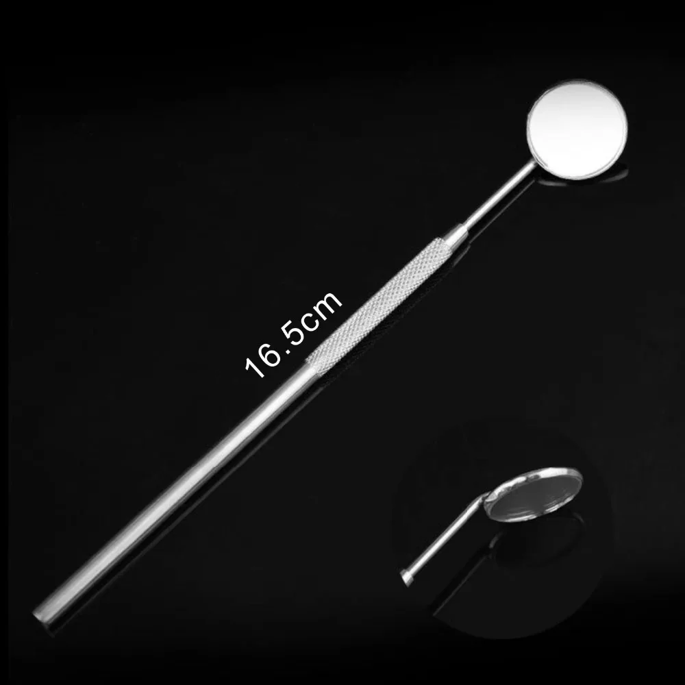 

5Pcs Dental Mirror Stainless Steel Dental Tooth scraper Set Mouth Mirror Dental Kit Instrument Dental Pick Dentist Prepare Tool