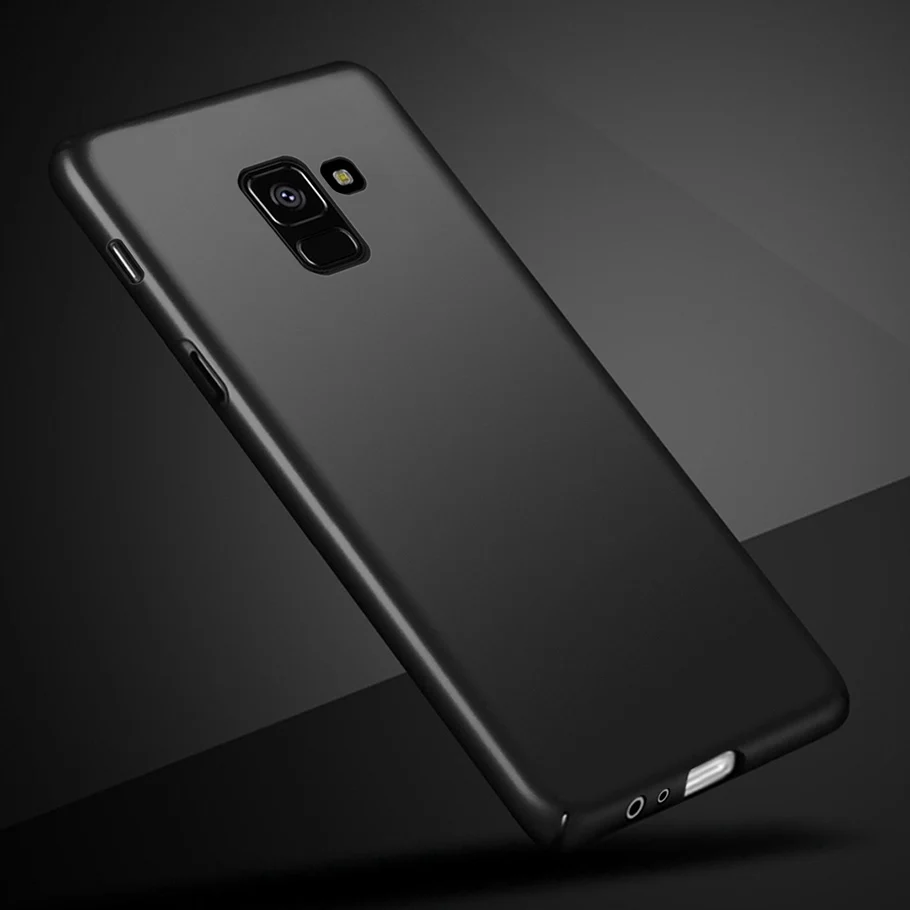 Жесткий матовый чехол для телефона Samsung Galaxy A8 2018 защитный задняя крышка A530f 360
