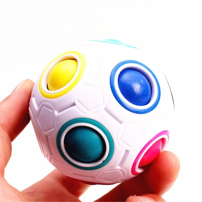 

Magic Ball Toy Fidget Rainbow Puzzle Magic Ball For Concentration Kids Gift