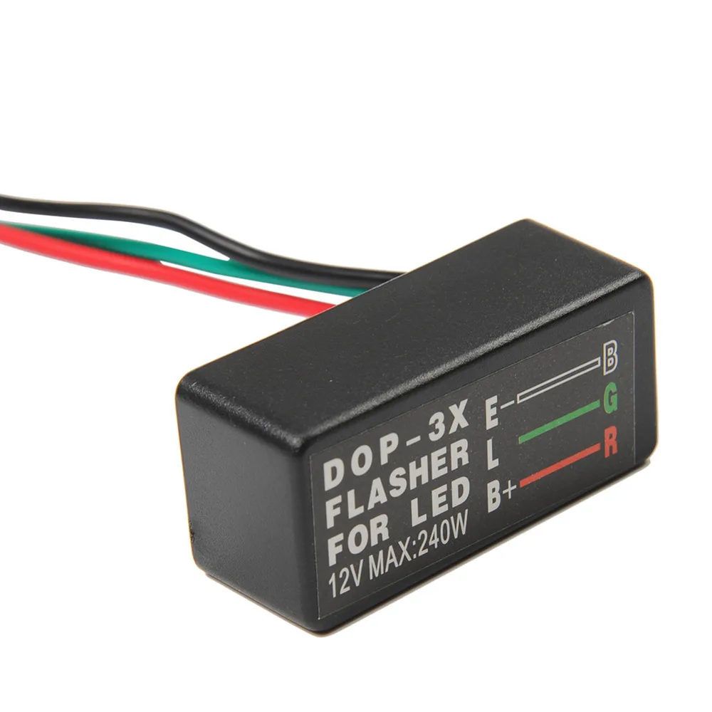 Светодиодный сигнальный фонарь для мотоцикла и автомобиля 12 В водонепроницаемый