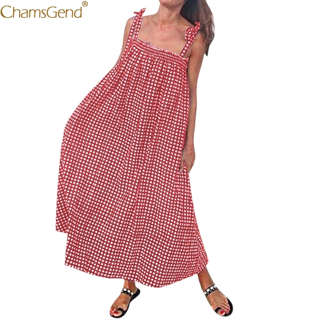 Платье женское летнее пляжный сарафан с коротким рукавом и туники свободный