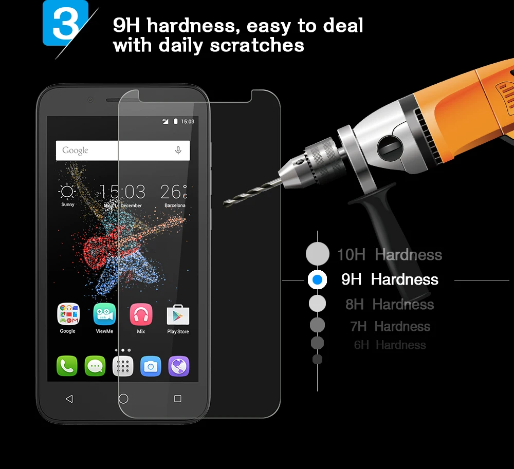 DEROZAN Защитные пленки для Alcatel OneTouch Go Play 7048X Conquest 7046 закаленное стекло 7048 7046 T проктивная пленка ультратонкая