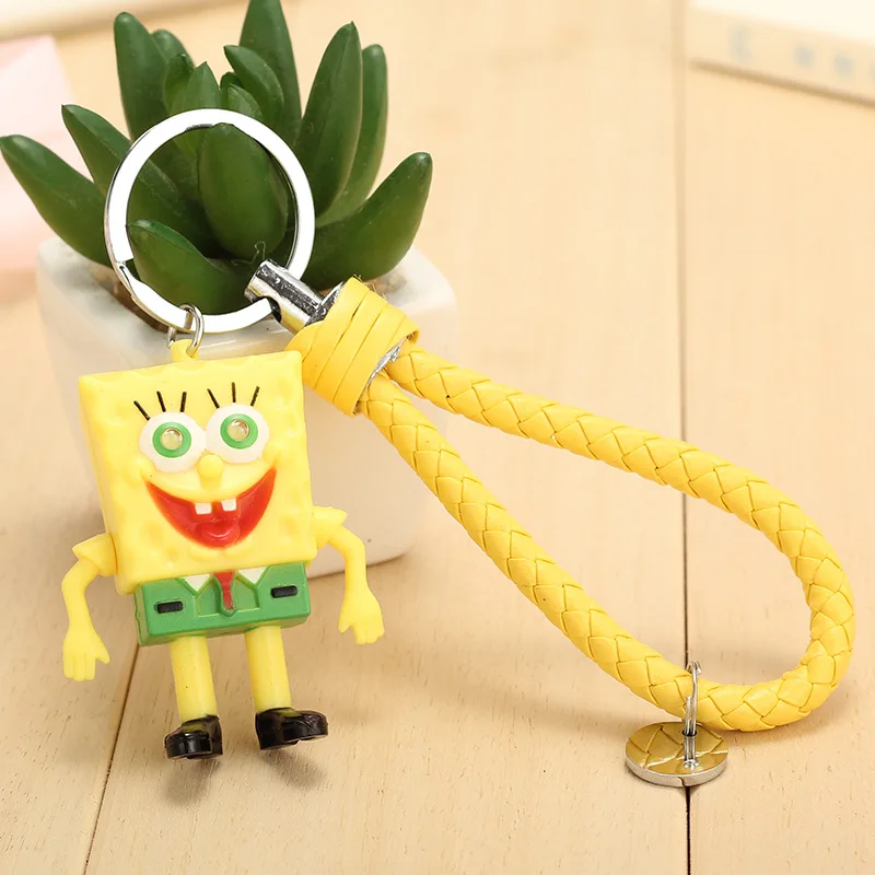 1 ШТ Губка Боб Подвеска Брелок Сеть Подарок Для Детей Сумки Кошелек Подвески