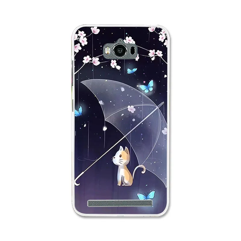 J117 Чехол для телефона Asus Zenfone Max ZC550KL чехол s силиконовый бампер для ASUS_Z010DD Z010D Z010DA Чехлы Фламинго Nutella Fundas Coque - Цвет: J117