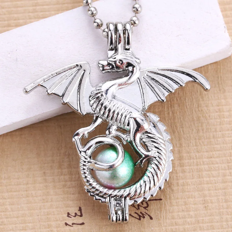 6 шт. яркие подоленные ювелирные изделия с изображением дракона Перламутровые