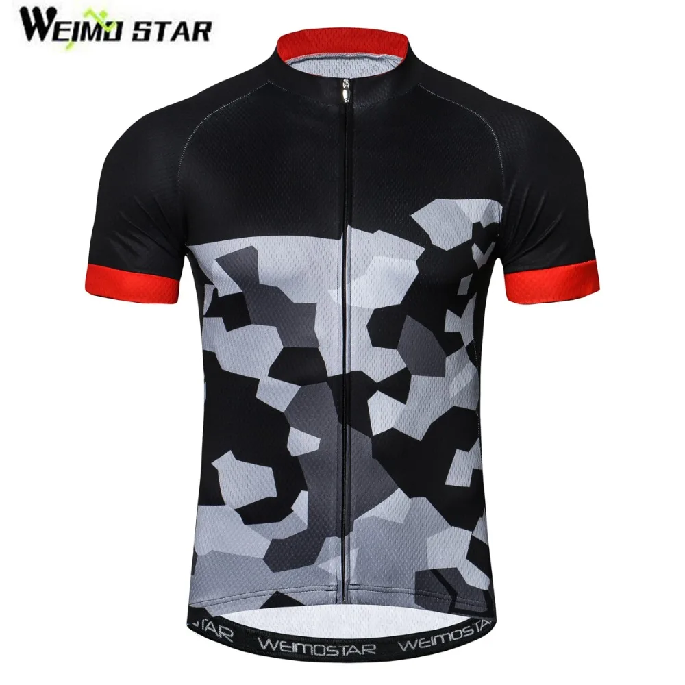 Новая велосипедная Джерси с коротким рукавом камуфляжная серая черная одежда Ropa