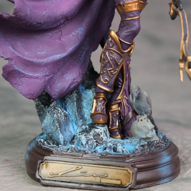 Аниме 23 см Sylvanas Windrunner стрельба из лука королева ПВХ фигурка модель с базой для детей подарок на день рождения