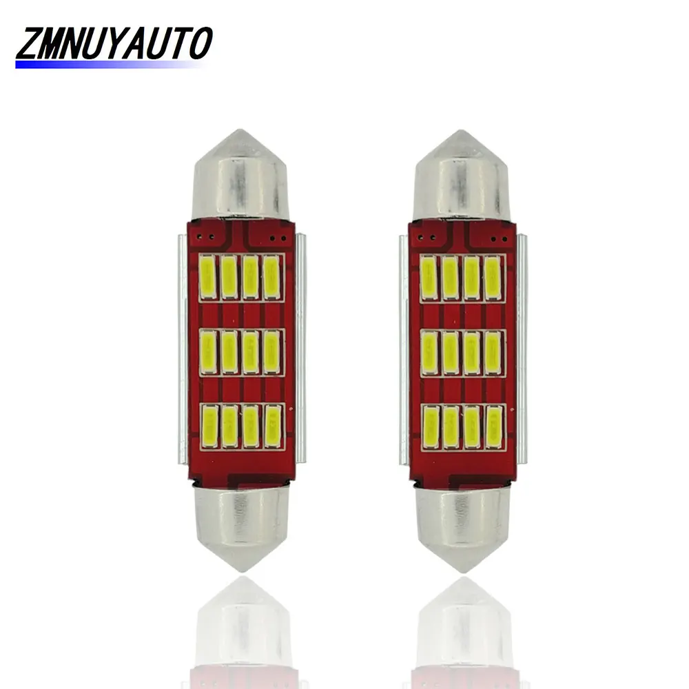 2x C5W CANBUS Led 31 мм 36 39 41 Festoon лампа без ошибок 4014SMD Автомобильная купольная сигнальная
