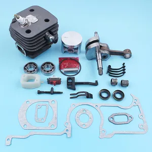 Комплект прокладок коленчатого вала поршня цилиндра 52 мм для бензопилы Husqvarna 272 272XP 272K 268, с большим диаметром покрытый Nikasil, запасные части