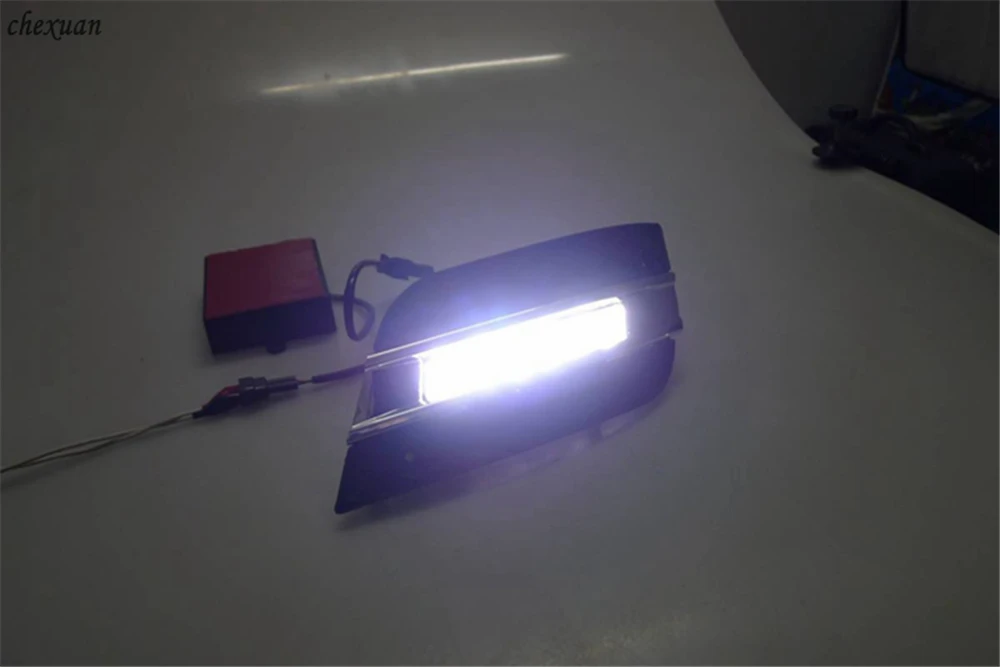 CSCSNL 2 шт. 12 В светодиодный DRL дневные ходовые огни Дневные Противотуманные фары для Mercedes Benz ML350 W164 ML300 ML320 2010 2011