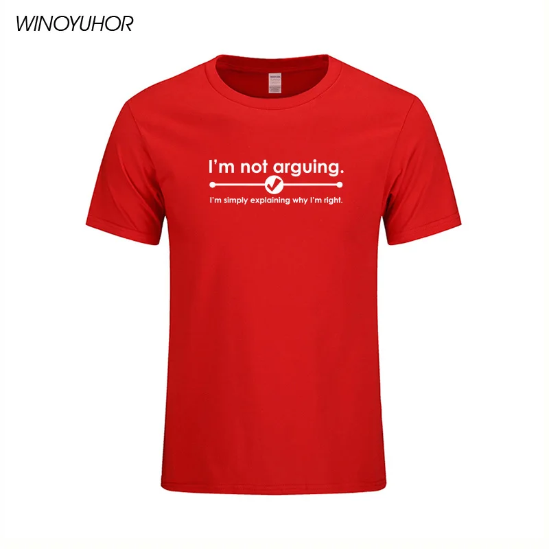 Я не говорю я объясняю почему права футболка забавный подарок Camiseta хлопковая с