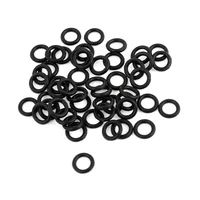 black 5mm external diameter rubber o ring oil seal sealing ring 50 pcs