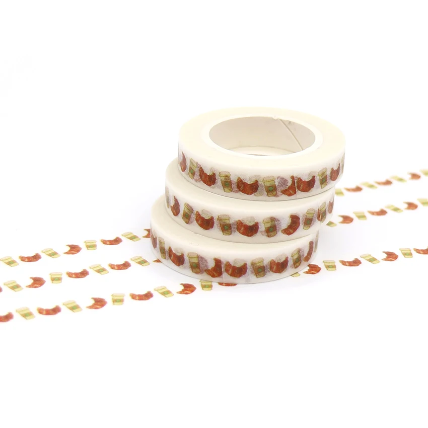 1 шт. креативная мини Маскировочная лента Washi для Круассанов и напитков офисные