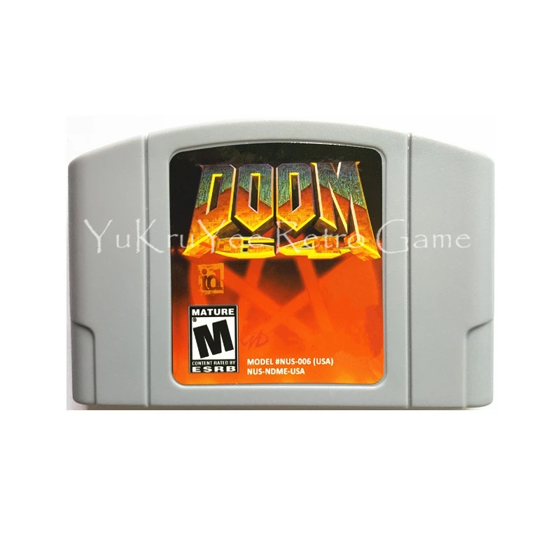Doom 64 аксессуары для видеоигр Memory Cartridge карты для 64 бит консоли США NTSC Версия N07