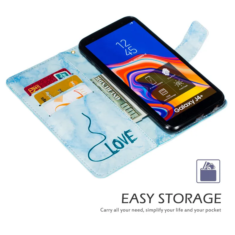 Кожаный чехол для samsung Galaxy J4 J6 плюс J3 J5 J7 2017 EU версия Чехол 2016 флип с отделением