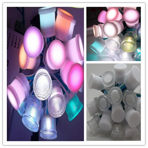 

40pcs 20mm UCS1903/WS2811 IC Full Color LED Pixel Modules 5050SMD RGB LED Modules Waterproof IP68 DC12V