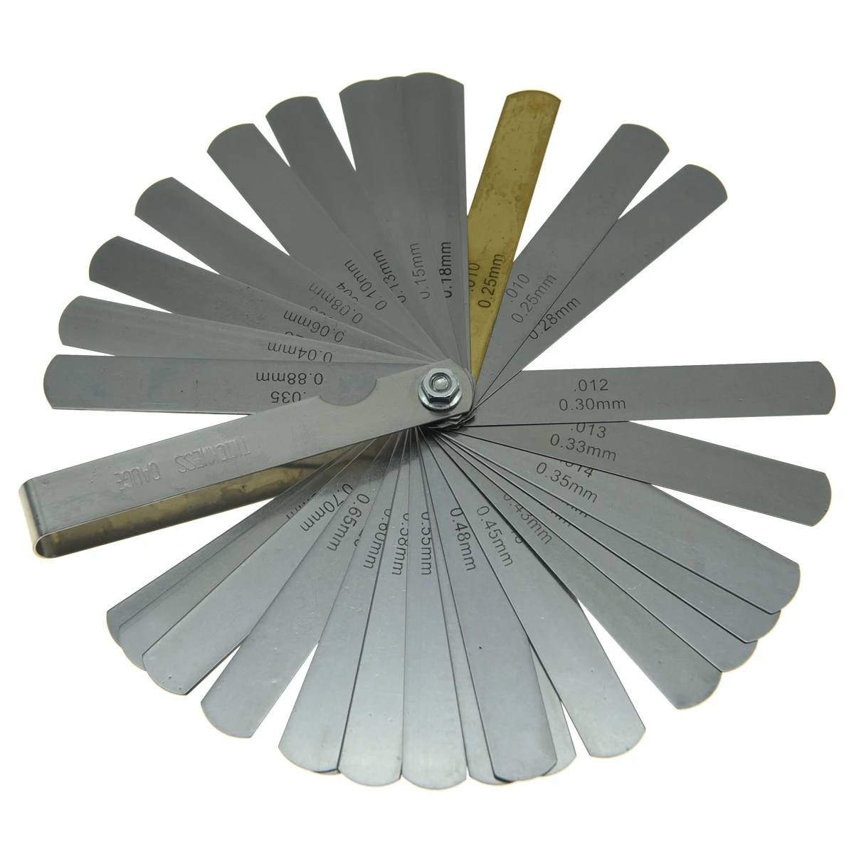 KAISH Laser 2481 32 лезвия Master steel Feeler Gauge двойной маркированный метрический и