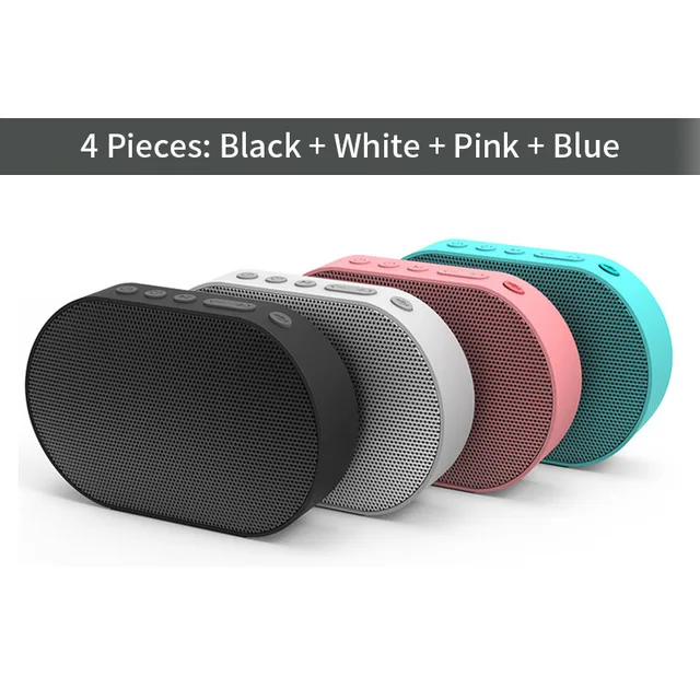 as shown 2 шт. 4 шт. GGMM E2 портативный беспроводной динамик WIFI Bluetooth, колонка Bluetooth Колонка несколько комнат функция для Amazon Alexa r30 - Цвет: as shown