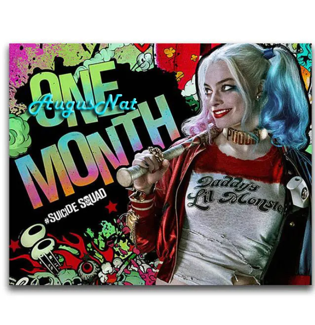 Harley quinn алмазная картина полная дрель самозваное искусство декор для комнаты