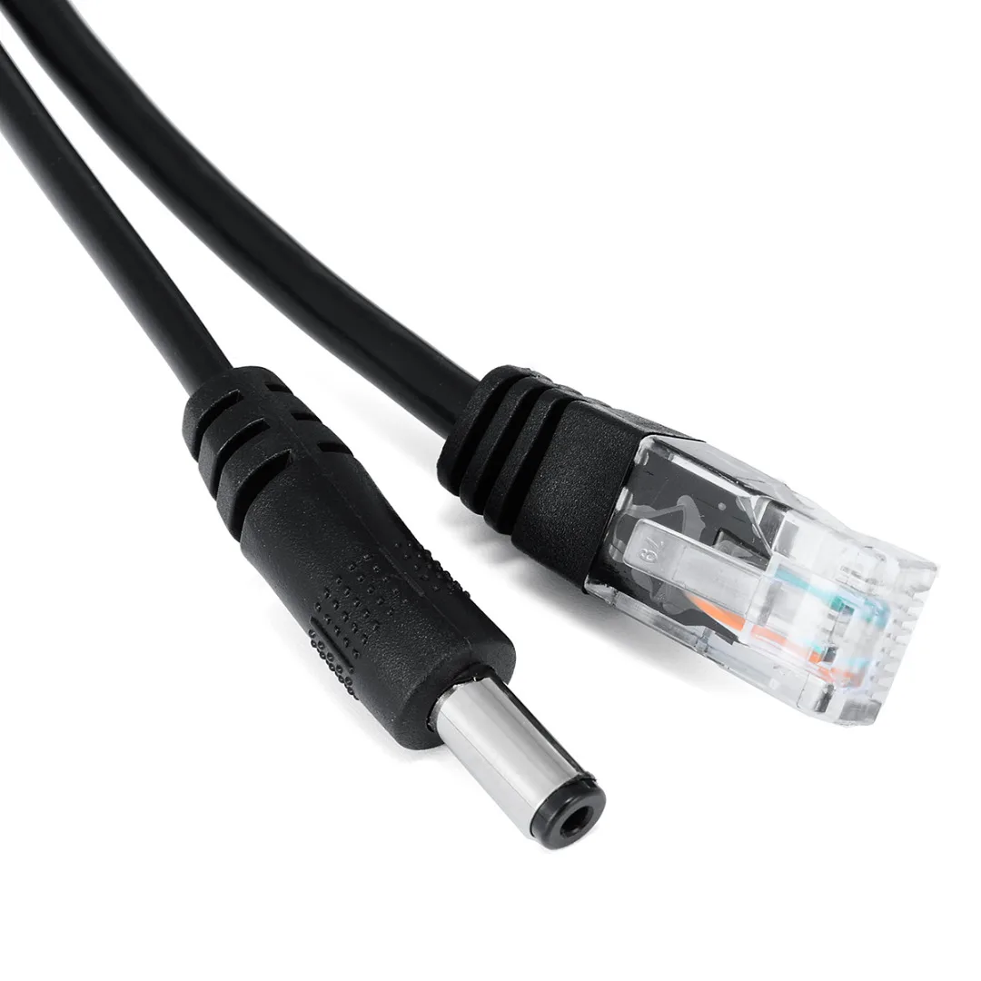 Новое поступление 1 шт. активный сплиттер PoE Power аудио кабель через Ethernet 48В до 12В