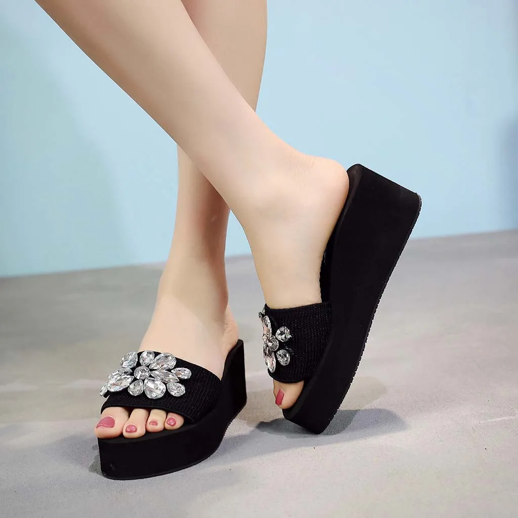 Прямая поставка женские шлепанцы Летняя Пляжная повседневная обувь для девочек