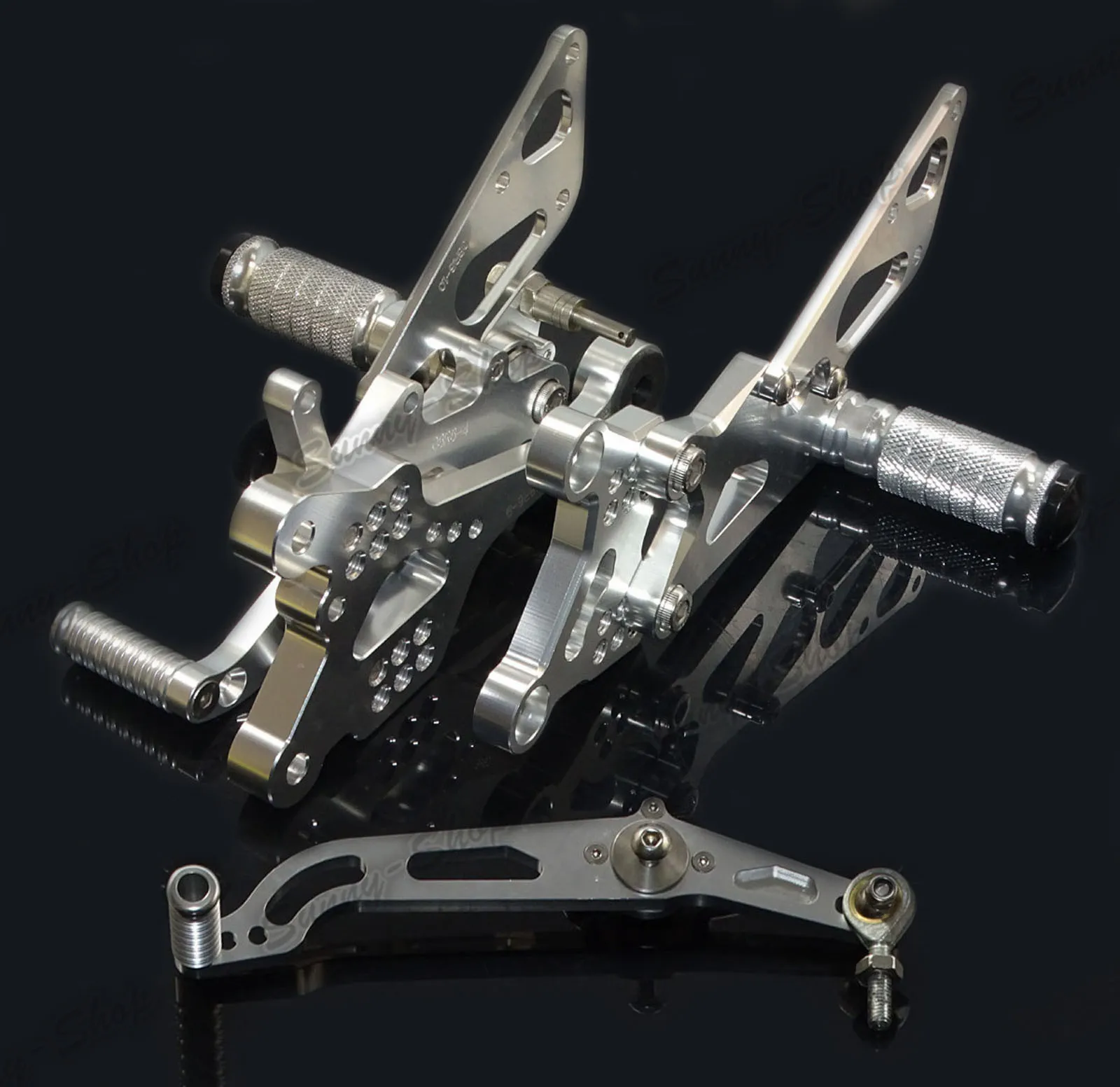 Распродажа Регулируемый наездник задние комплекты задний Набор подножки для Yamaha