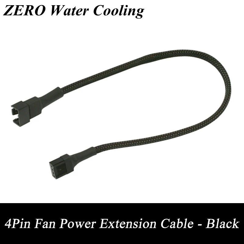 Macho para Fêmea Cabo de Extensão pc Fan Sleeved Pwm 4pin Preto Branco Azul Vermelho Verde Disponível 15cm 20 Pcs Lot Atacado