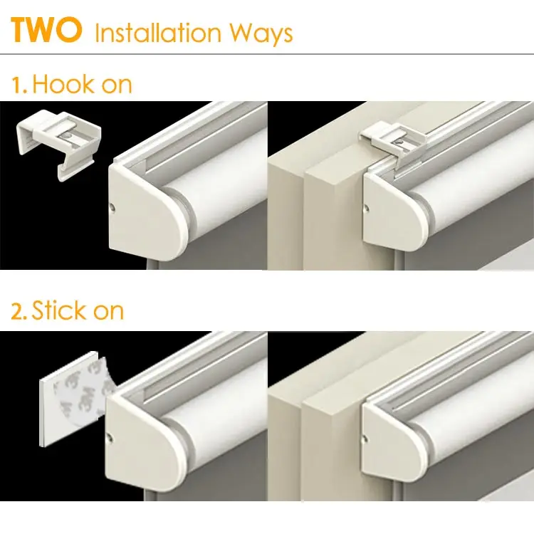 Windows рулонные шторы с зебровым принтом без дрели Простая установка двухслойный