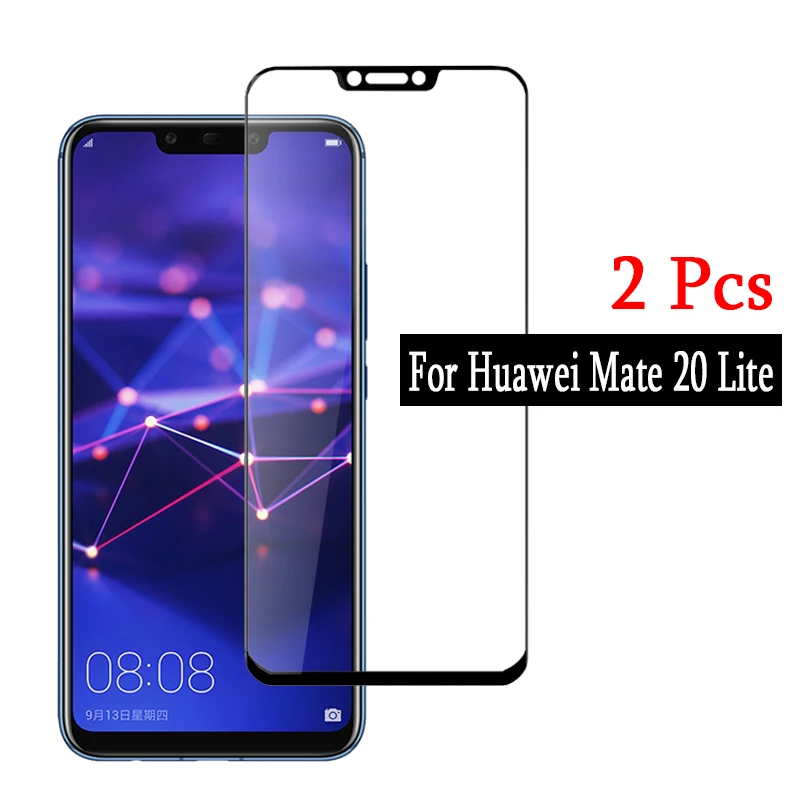 

2pcs For Huawei Mate 20 Lite Tempered Glass Full Cover Safety Protective Glass For Huawei Mate 20 Mate20 Lite Light Huawey