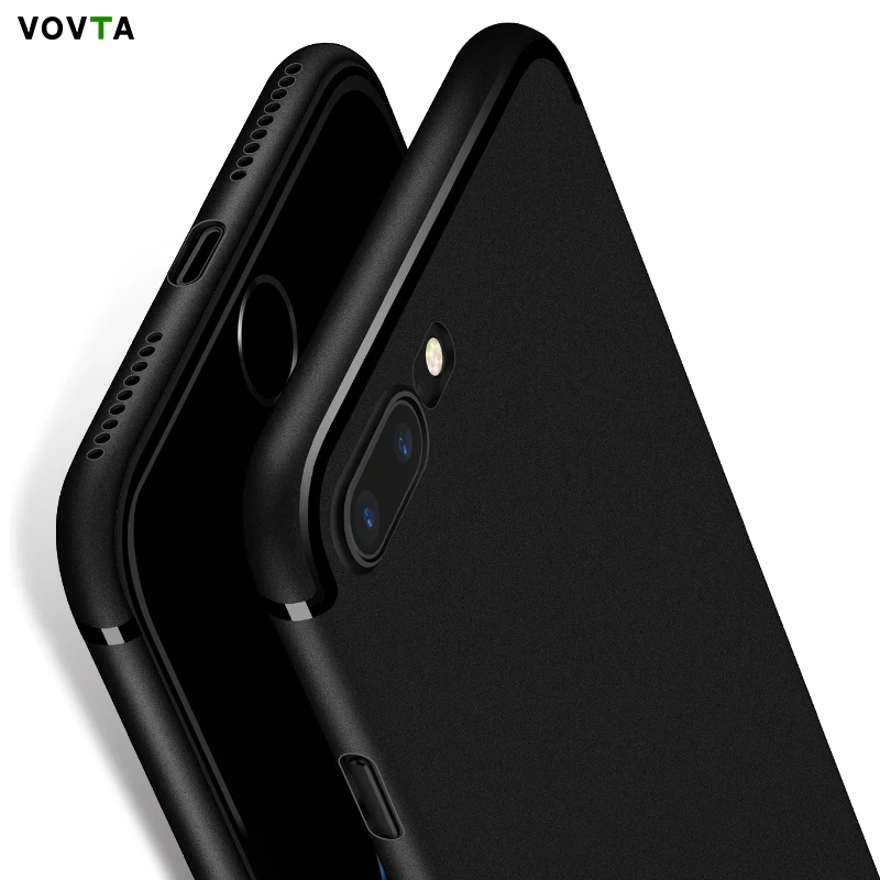 VOVTA люксовый бренд Силиконовый ТПУ чехол для iPhone 7 чехлы плюс 8 мягкий силиконовый