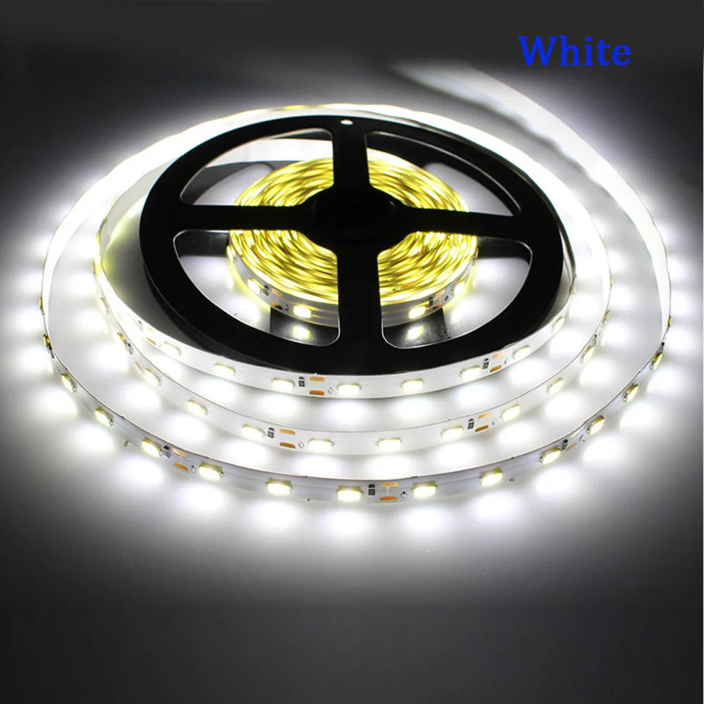 10 м 5630 5730 теплая белая светодиодная лента IP20 5 м комплект DC12V SMD Холодный белый гибкий светильник Tiras Диммер пульт дистанционного управления источник питания