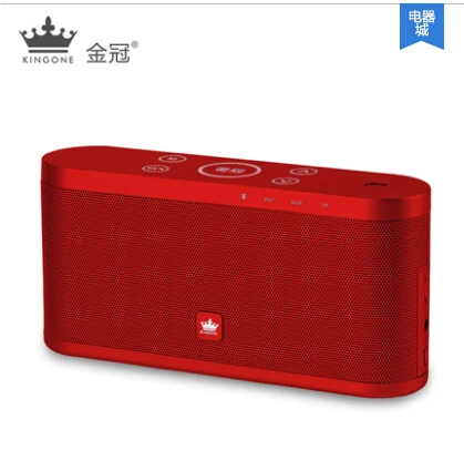 Red KINGONE K9 высокое качество стерео музыка Bluetooth тяжелый бас динамик s, телефон карта мини портативный автомобильный динамик приложение для IOS android - Цвет: Red