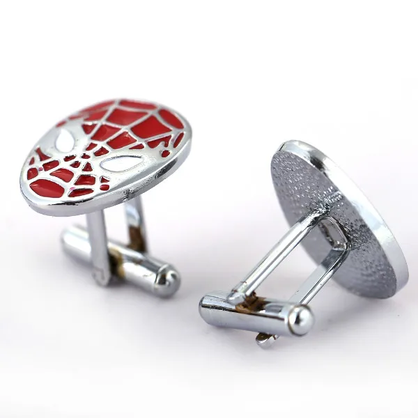 h silver red color HSIC запонки «Звездные войны», эмалированные запонки Дарт Вейдер для мужчин, запонки «Штурмовик», «супергерой», запонки Gemelos Para Hombre Camisa - Окраска металла: h silver red color