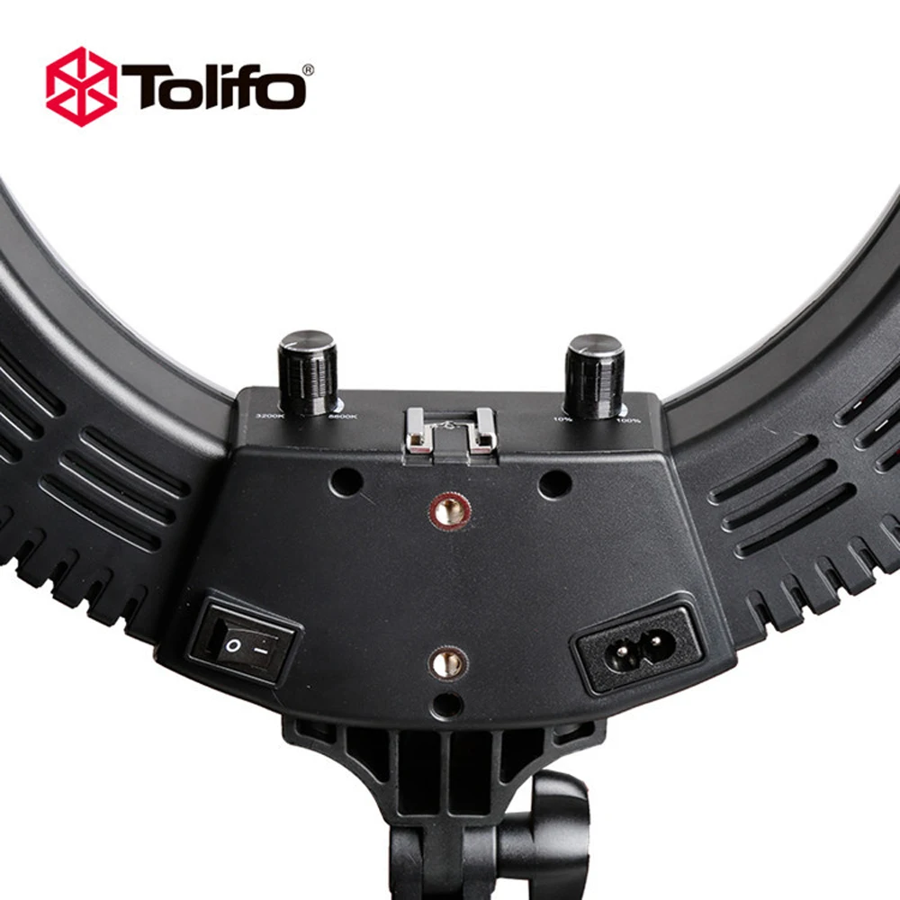 Кольцевой светодиодный светильник Tolifo 40 Вт 3200 5600 к|Фотографическое освещение| |