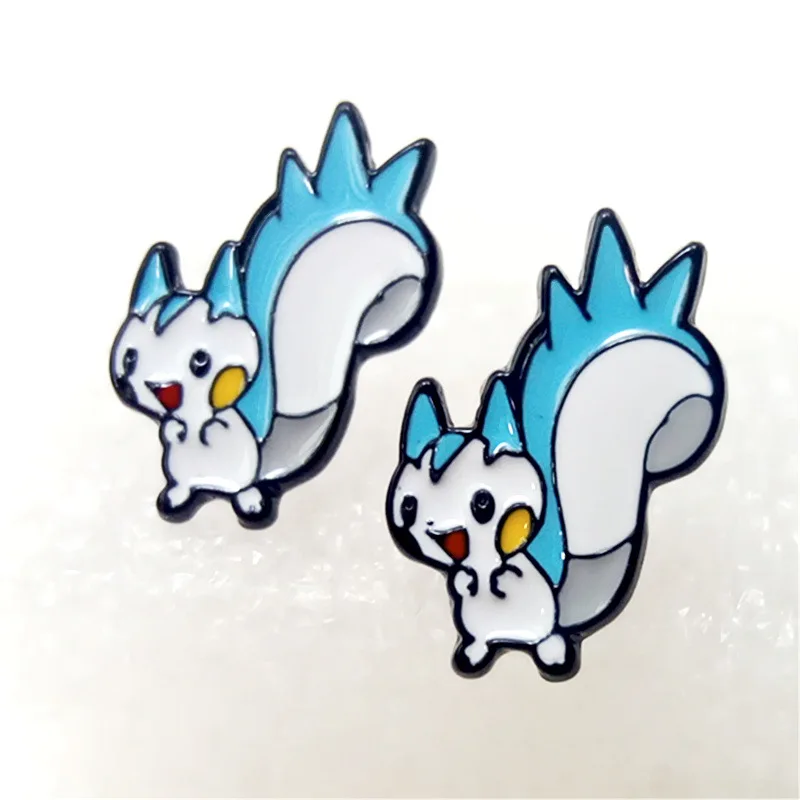 see chart IVYYE Bulbasaur Jigglypuff модная аниме Сережка с героями мультфильмов милые серьги-гвоздики с животными для женщин девочек детские украшения Рождественский подарок - Окраска металла: see chart