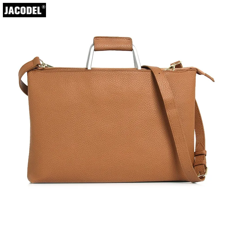Jacodel женская сумка из натуральной кожи с принтом на плечо для MacBook iPad Xiaomi Asus