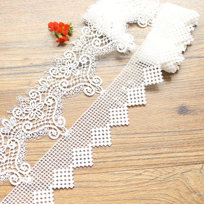 6CM2yard кружево Высокое качество хлопок кружевная ткань