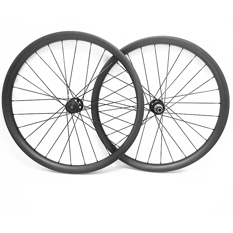 Preise 27,5 Zoll Carbon Räder Asymmetrische BIN 40x30mm Tubeless Disc Mountainbike Rad Novatec D791SB D792SB 100 X15 142x12 Mtb Laufradsatz
