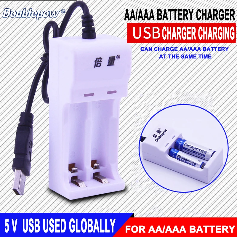 Universal 2/3/4 Slots AA/AAA Charger Quick Adapter USB Output Battery Charging Tool For Rechargeable | Электроника