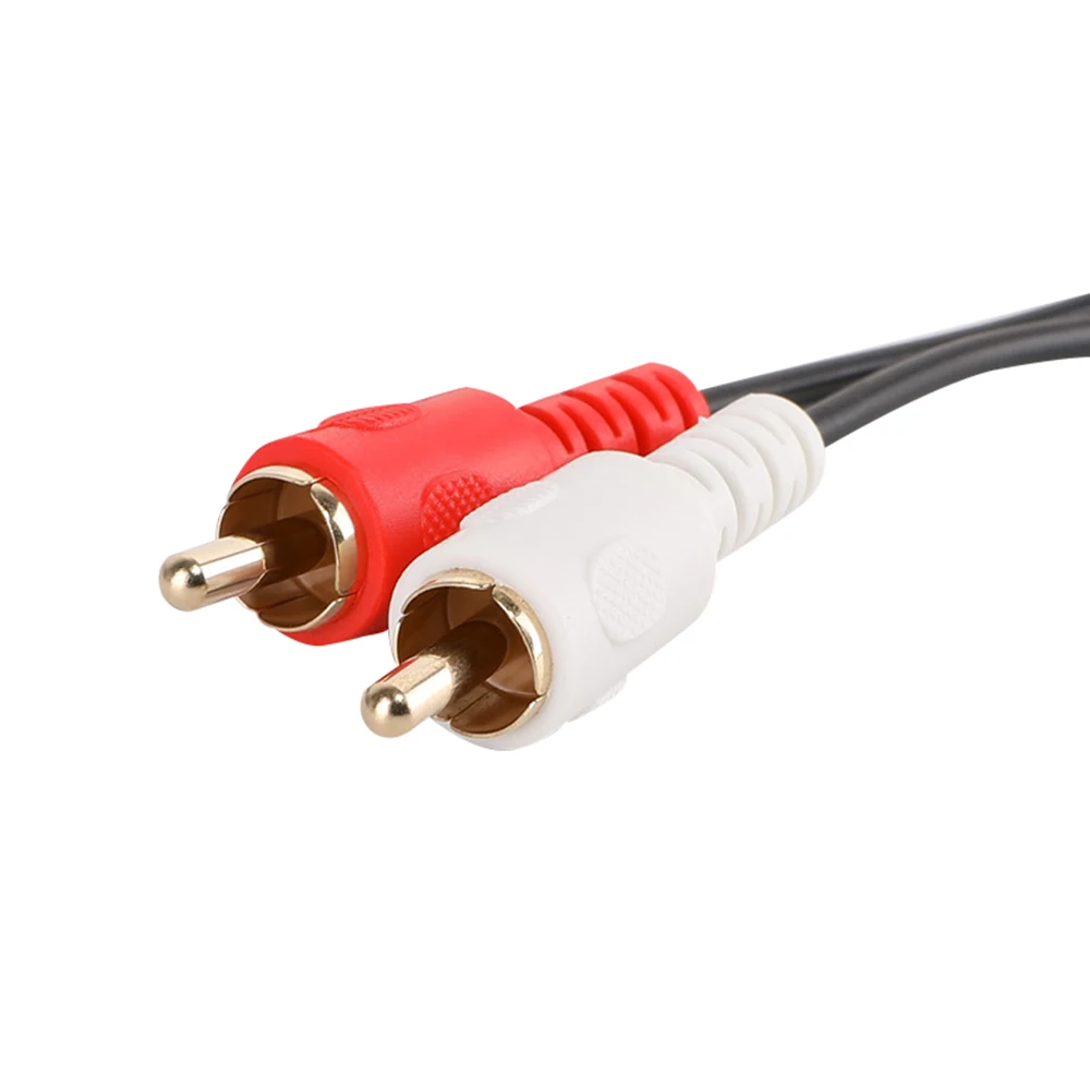 6 35 мм 1/4 &quotЖенский двойной 2x Phono разветвитель кабель штекер Aux Акустический