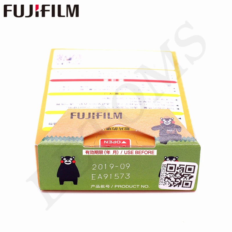 Фотобумага Fujifilm Instax Mini KUMAMON kumamoto bear 10 листов мгновенная пленка для камеры 8 7s 25 50s 90
