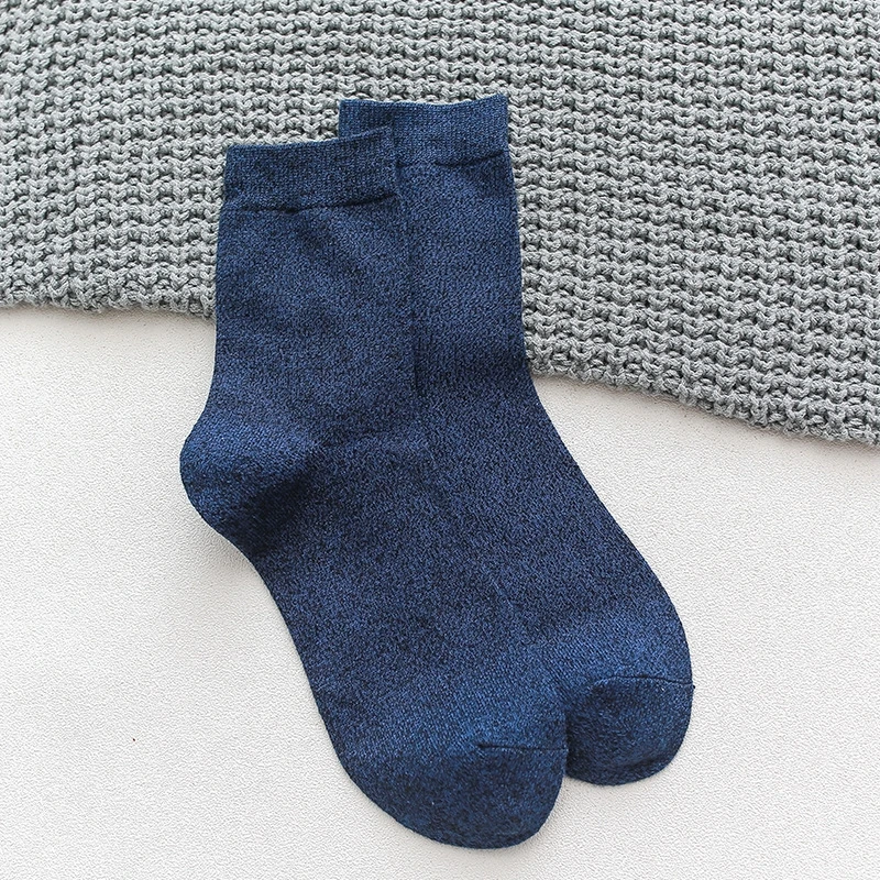 Зимние теплые толстые мужские носки хлопковые высококачественные деловые