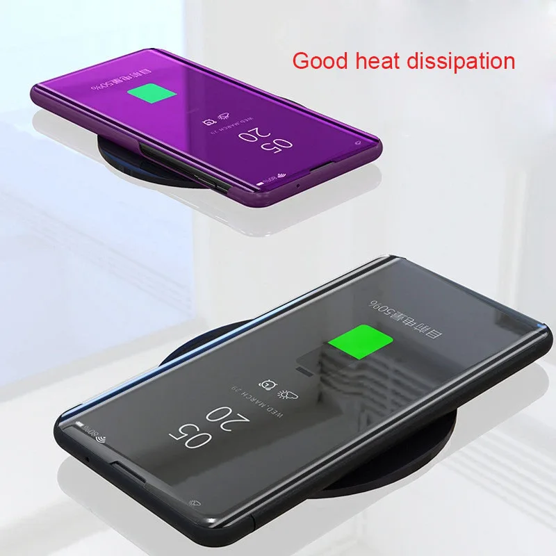Новинка подходит для Samsung S10 чехол мобильного телефона зеркальный S8 умный спящий