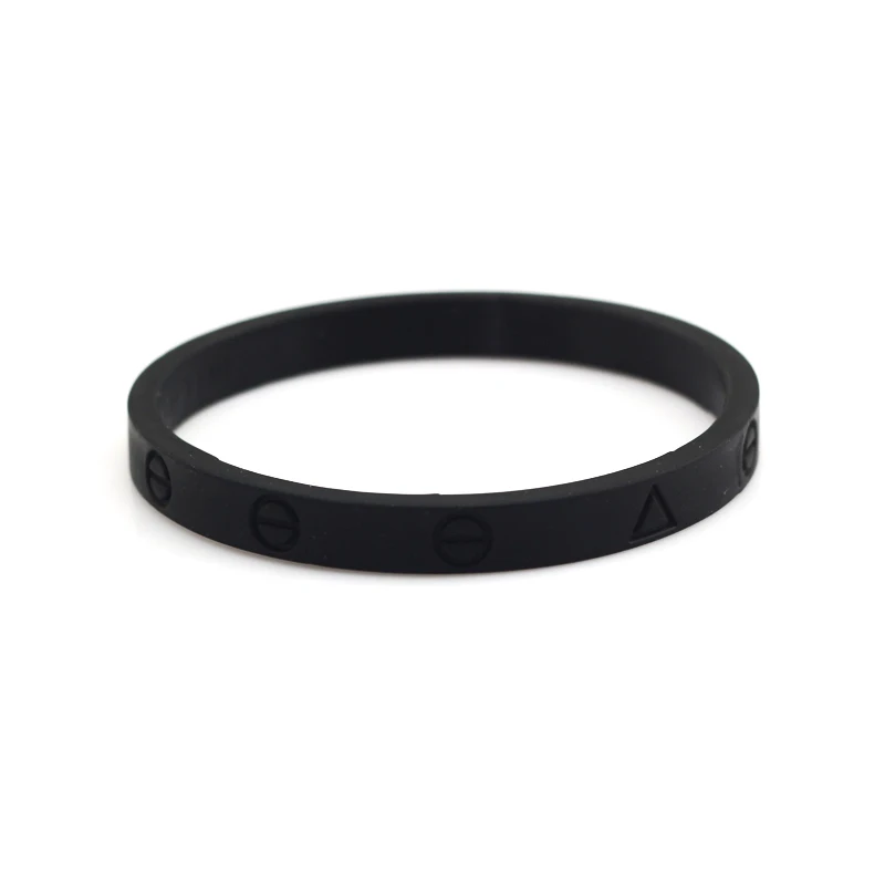 170mm-Black Бренд tide, браслет Unluxury Love is not a luxury love, ювелирные изделия, силиконовый браслет,, браслеты - Окраска металла: 170mm-Black
