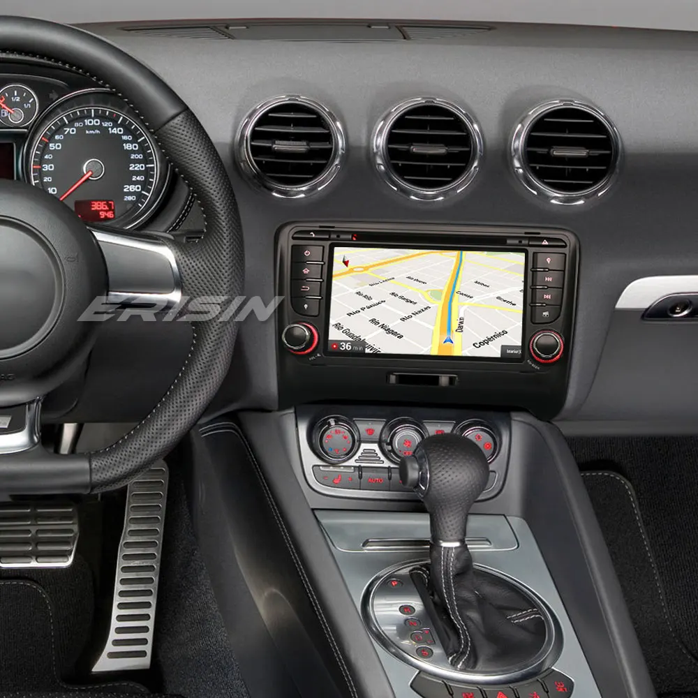 Erisin ES7879T 7-дюймовый автомобильный dvd Восьмиядерный android 8 0 4G RAM DAB OBD WIFI 3G для AUDI TT MK2 |