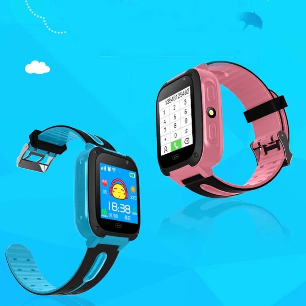 Умные детские часы камера LBS монитор позиционирования циферблат SOS локатор